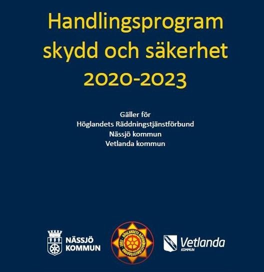 Framsidan på Handlingsprogram för skydd och säkerhet