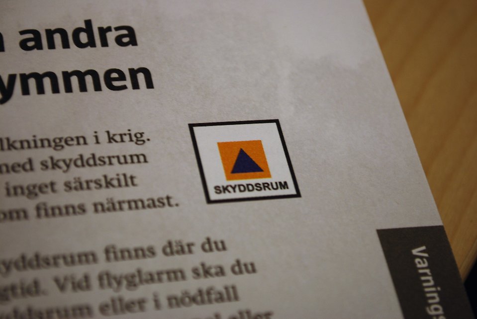 Symbol för skyddsrum